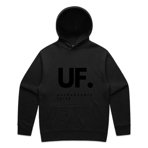 vi. | the iconic UF. (in reverse) | men's relax hood Thumbnail